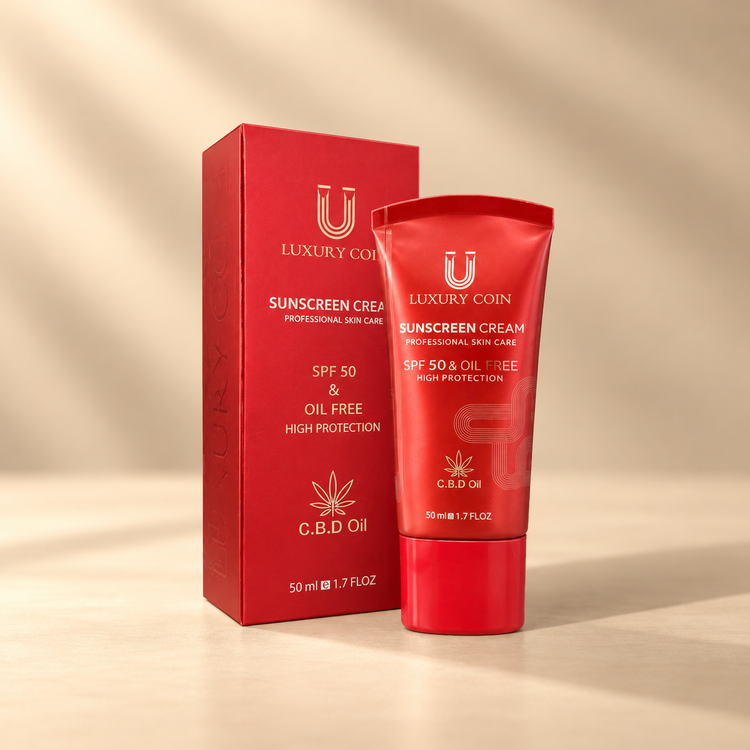 کرم ضد آفتاب لاکچری کوین 50ml فاقد چربی و ضد لک قوی